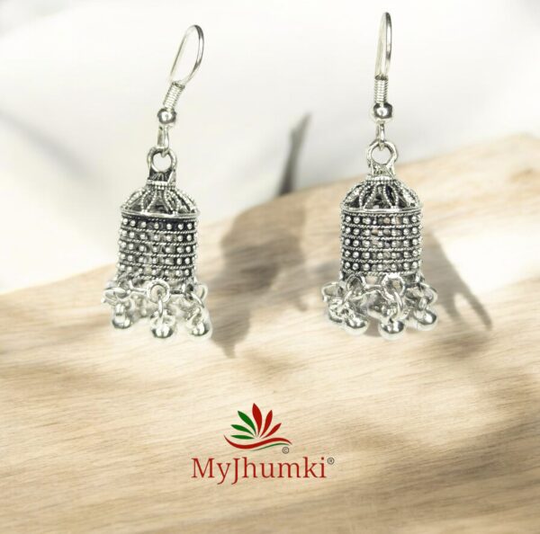 Oxidised Jhumka Earring For Women